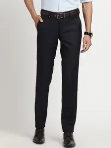 Turtle Men Tailored Slim Fit Easy Wash Formal Trousers