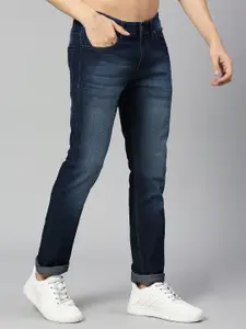 Thomas Scott Men Smart Slim Fit Clean Look Light Fade Stretchable Jeans