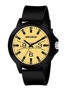 Killer Men Straps Analogue Watch KL-9608-YELLOW