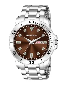 Killer Men Bracelet Style Straps Analogue Watch KL-9101-BROWN