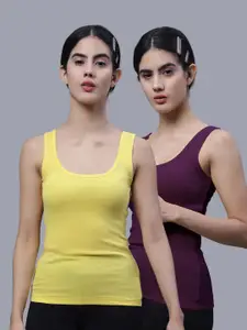 FBAR Pack Of 2 Cotton Tank Top