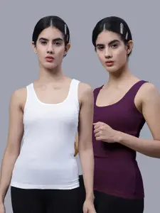 FBAR Pack Of 2 Cotton Tank Top