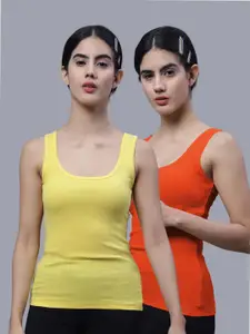 FBAR Pack Of 2 Scoop Neck Cotton Tank Top