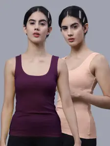 FBAR Scoop Neck Sleeveless Cotton Tank Top