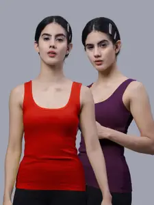 FBAR Pack Of 2 Scoop Neck Cotton Tank Top