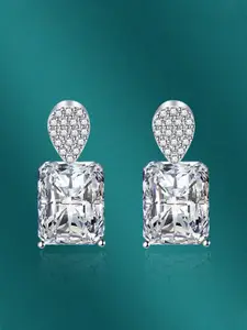 Designs & You Silver-Plated Geometric Drop Earrings