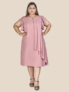 Curvy Lane Women Plus Size A-Line Midi Dress