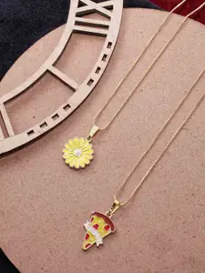 Ramdev Art Fashion Jwellery Brass Gold-Plated Necklace