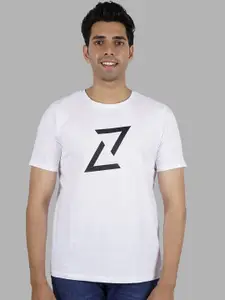 Elibolz Graphic Printed Round Neck Cotton T-Shirt