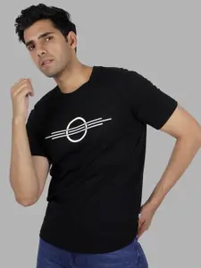 Elibolz Graphic Printed Round Neck Cotton T-Shirt