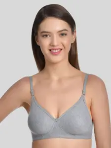 Aimly Non-Padded Non-Wired Seamless Cotton T-Shirt Bra With All Day Comfort
