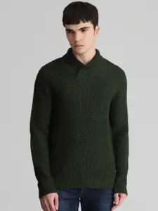 Jack & Jones Open Knit Acrylic Pullover Sweater