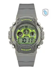 Sonata Men Grey Watch 77006PP02