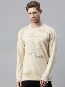 SHOWOFF Printed Pullover Cotton Sweatshirt