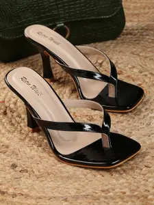 Retro Walk Open Back Block Heels