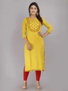 KALINI Floral Embroidered Kurta