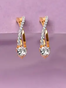 Clara Gold-Plated Contemporary Hoop Earrings