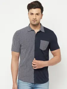 GLITO Comfort Striped Cotton Casual Shirt