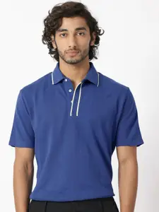 RARE RABBIT Polo Collar Cotton Slim Fit T-shirt