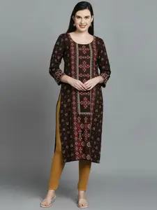 True Shape Ethnic Motifs Printed Maternity Kurta