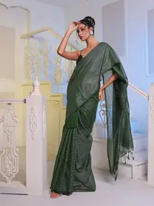 Charukriti Woven Design Zari Pure Cotton Saree