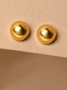 Clara Gold-Plated Sterling Silver Circular Studs