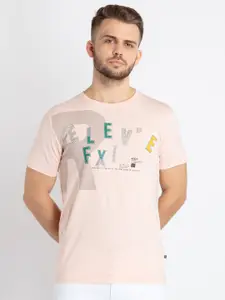 Status Quo Typography Printed Round Neck Cotton T-shirt