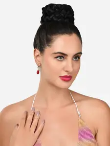 AMI Rose Gold-Plated Geometric Shaped Drop Earrings