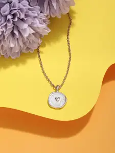 AMI Gold-Plated Contemporary Bohemian Pendant & Chain