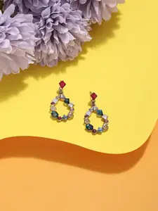 AMI Contemporary Gold-Plated Drop Earrings