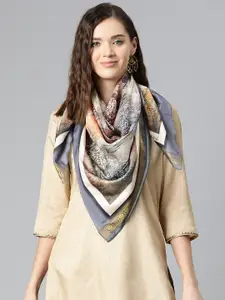 Silk Land Women Printed Scarf