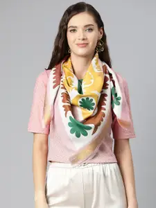 Silk Land Women Printed Scarf