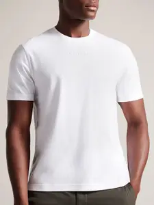 Ted Baker Round Neck Pure Cotton T-shirt