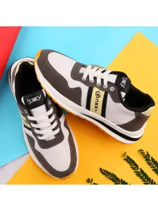 Bxxy Men Textile High-Top Running Non-Marking Shoes