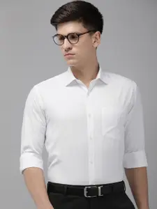 Park Avenue Self Design Micro Ditsy Slim Fit Formal Shirt