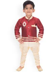 BAESD Boys Straight Kurta With Churidar
