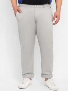 Urbano Plus Men Mid Rise Pure Cotton Chinos Trousers