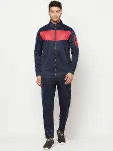 GLITO Colorblocked Stretchable Sports Tracksuits