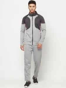 GLITO Colorblocked Stretchable Gym Wear Track Suit