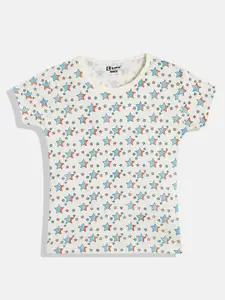 Eteenz Girls Premium Cotton Conversational Printed T-shirt