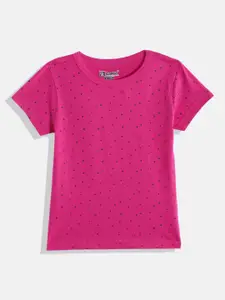 Eteenz Girls Conversational Printed Premium Cotton T-shirt