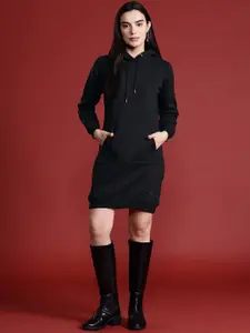 all about you Hooded Jumper Dress