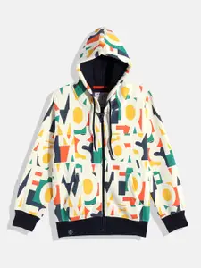 Monte Carlo Boys Geometric Printed Hooded Sweatshirt