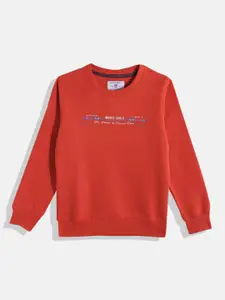 Monte Carlo Boys Brand Logo Printed Sweatshirt