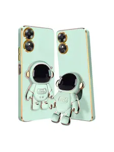 Karwan Oppo A17 3D Astronaut Holster Phone Back Case With Folding Stand
