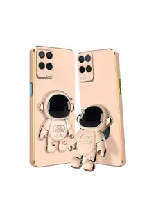 Karwan 3D Astronaut Holster Realme 8 5g Phone Back Case With Folding Stand
