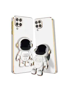 Karwan 3D Astronaut Holster Samsung a12 Phone Back Case With Folding Stand