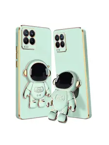 Karwan Edge Protected Realme 8 4g Phone Back Case With Astronaut Holster Stand