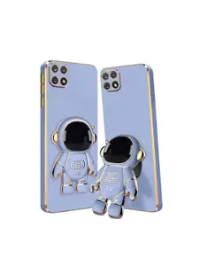 Karwan 3D Astronaut Holster Samsung A22 5g Phone Back Case With Folding Stand