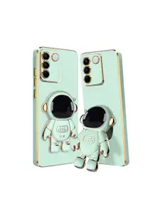 Karwan 3D Astronaut Holster Vivo V27 Phone Back Case With Folding Stand